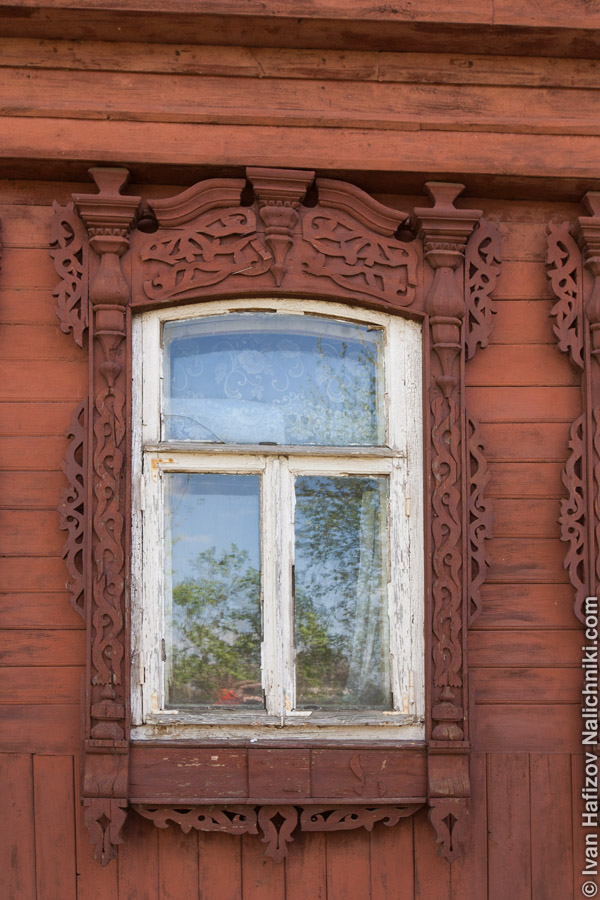 Деревянные резные наличники подмосковного Егорьевска