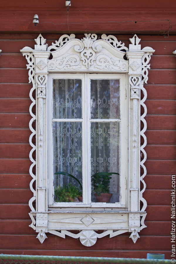 Деревянные резные наличники подмосковного Егорьевска