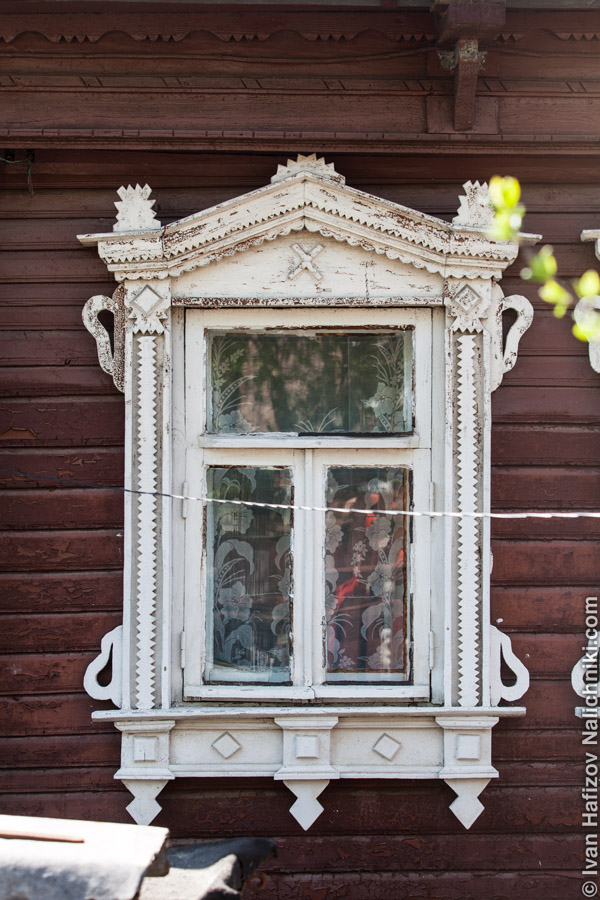 Деревянные резные наличники подмосковного Егорьевска