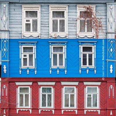 Деревянное зодчество города Кимры Тверской области