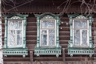 Деревянное зодчество города Кимры Тверской области