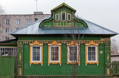 Деревянное зодчество города Кимры Тверской области