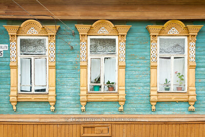 Резные наличники в Мышкине
