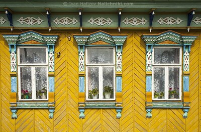 Резные наличники в Мышкине