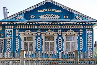Резная красота из старого города Касимова.
