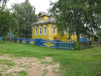 Наличники и деревянные дома поселка Борисоглеб (Борисоглебские слободы)