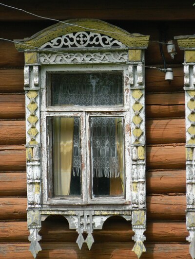 Деревянные дома деревни Дунилово Ростовского района Ярославской области