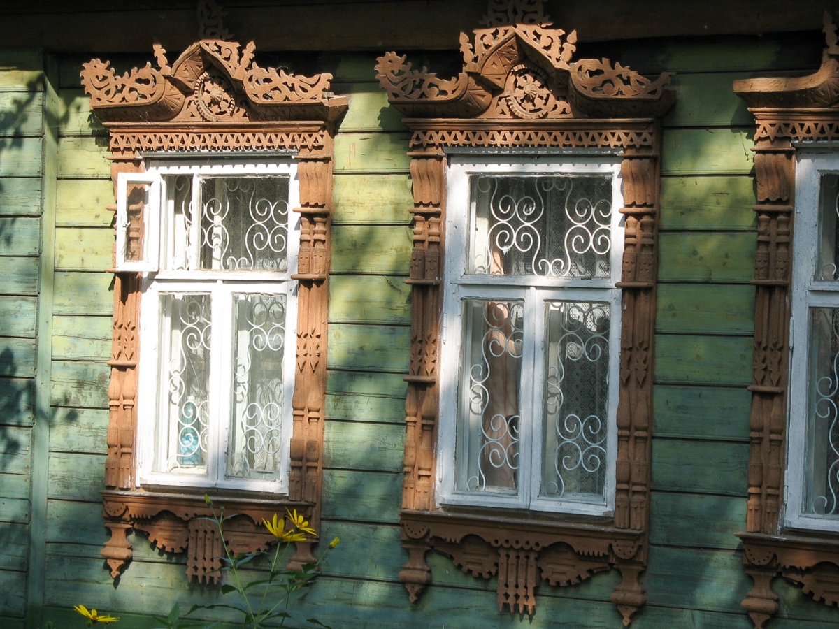 Резные наличники Ростова Великого