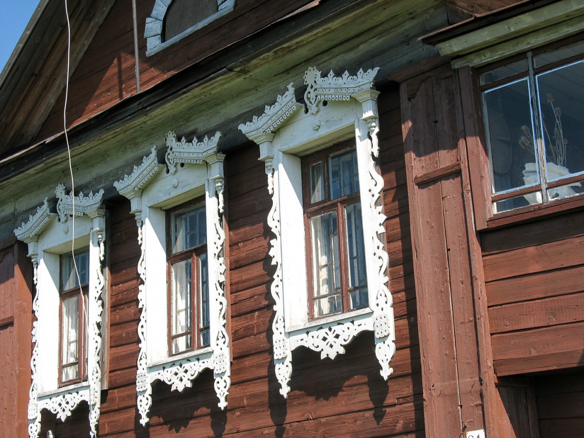 Резные наличники Ростова Великого