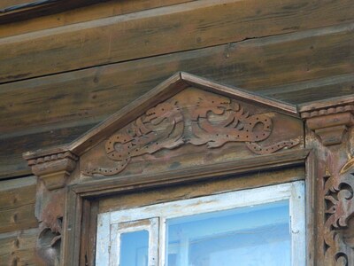 Детали резьбы наличников из Ростова