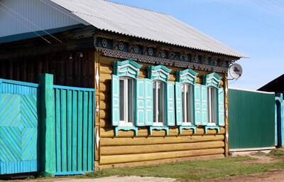 Бурятия.Большой Куналей. Семейские.