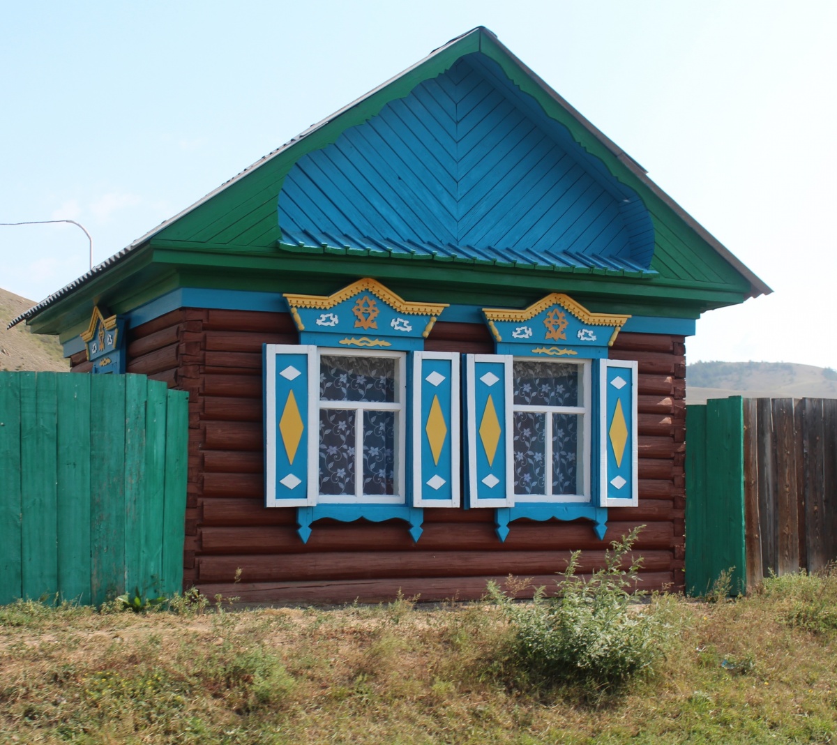 Бурятия.Большой Куналей. Семейские.