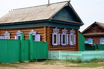 Бурятия.Большой Куналей. Семейские.