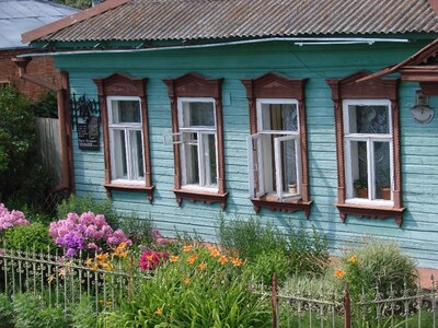 Деревянные дома в Коломне