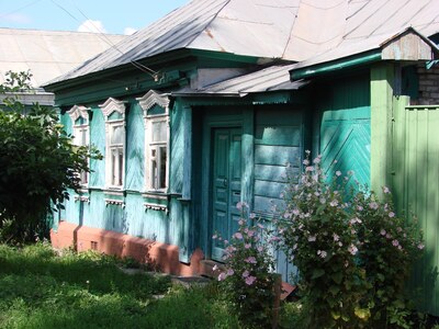 Деревянные дома в Коломне