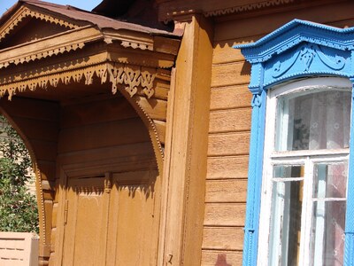Деревянные дома в Коломне