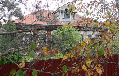 Деревянные дома в деревне Донино