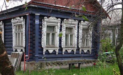 Резьба в деревне Игумново