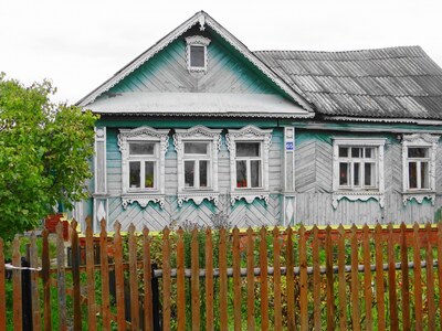 Резьба в деревне Игумново