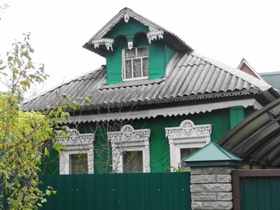 Резьба в деревне Игумново