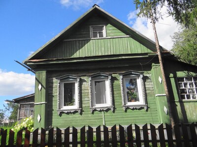 Деревянные дома в Насоново (по Рогачевскому шоссе)
