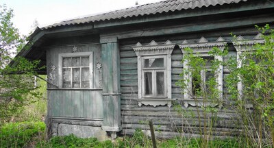 Деревянные дома в Насоново (по Рогачевскому шоссе)