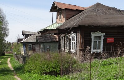 Деревянные дома в Насоново (по Рогачевскому шоссе)