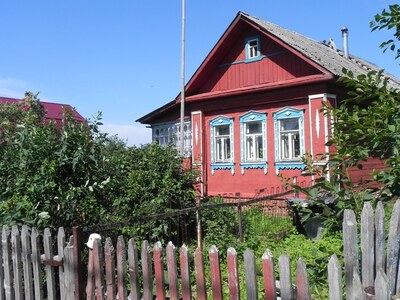 Деревянный домик в деревне Филимоново (сельское поселение Костинское)