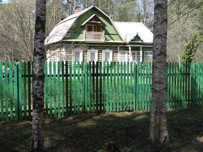 Деревянный дом в Некрасовке (по Савеловскому направлению)