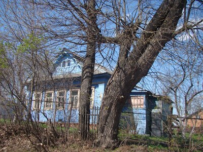 Деревянные дома в деревне Шуколово