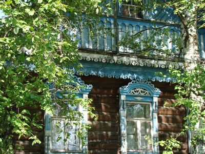 Резьба в деревне Сорокино (у Александрова)