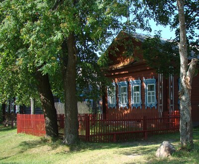Резьба в деревне Сорокино (у Александрова)
