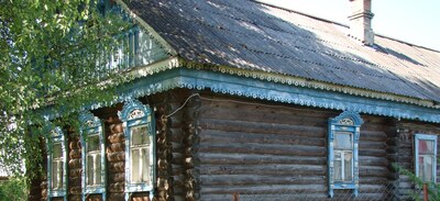 Резьба в деревне Сорокино (у Александрова)