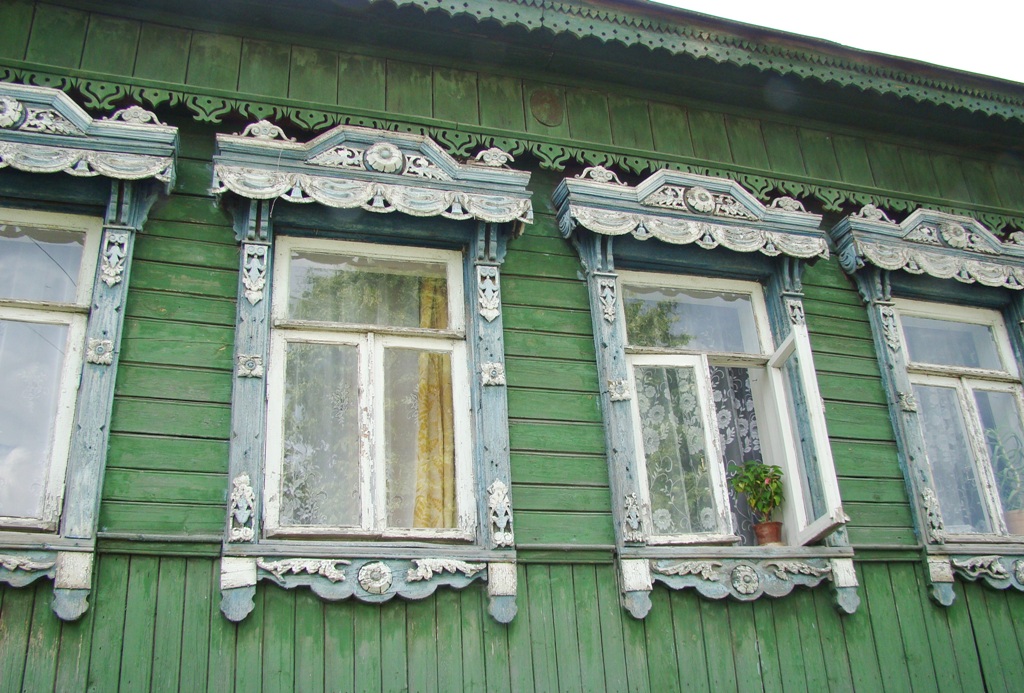 Наличники и деревянные дома Суздаля