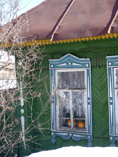 Златоустовский кружевной наличник