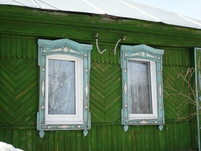 Златоустовский кружевной наличник