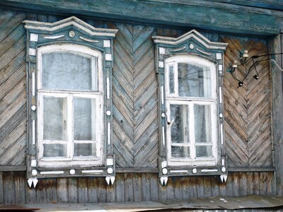 Златоустовский кружевной наличник