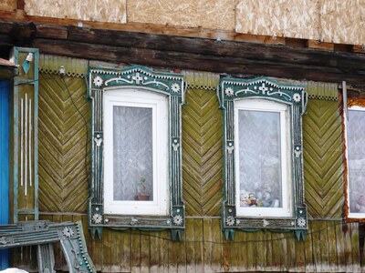 Златоустовский кружевной наличник