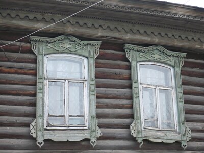 Златоустовский кружевной наличник