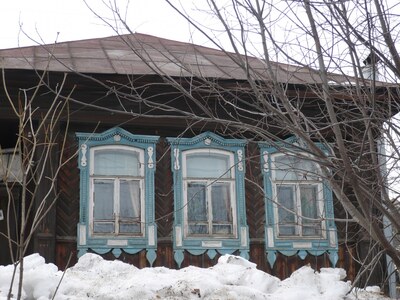 Златоустовский кружевной наличник