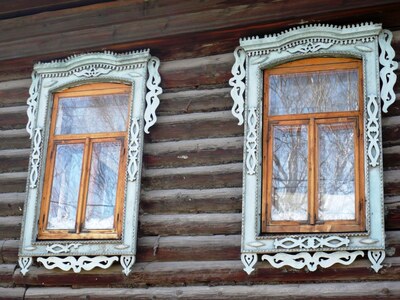 Златоустовский кружевной наличник