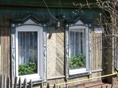 Златоустовский кружевной наличник