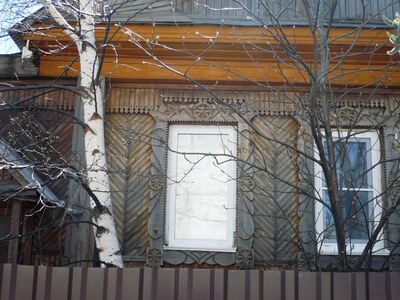 Златоустовский кружевной наличник