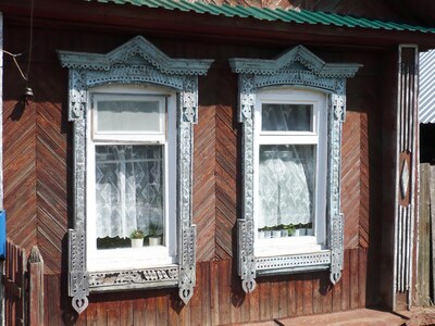 Златоустовский кружевной наличник