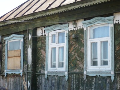 Златоустовский кружевной наличник