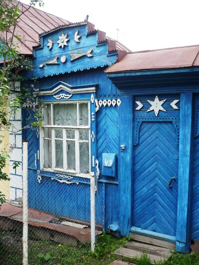 Златоустовский кружевной наличник
