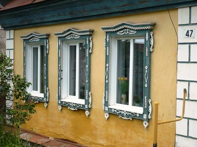 Златоустовский кружевной наличник