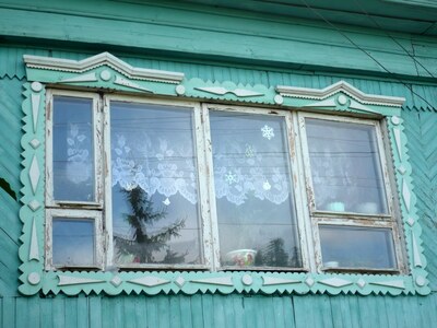 Златоустовский кружевной наличник