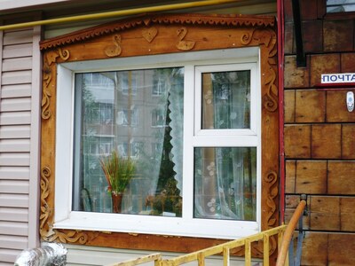 Златоустовский кружевной наличник
