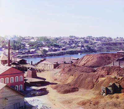 Вид на Каменский чугунно-плавильный завод. [1909 год]_2